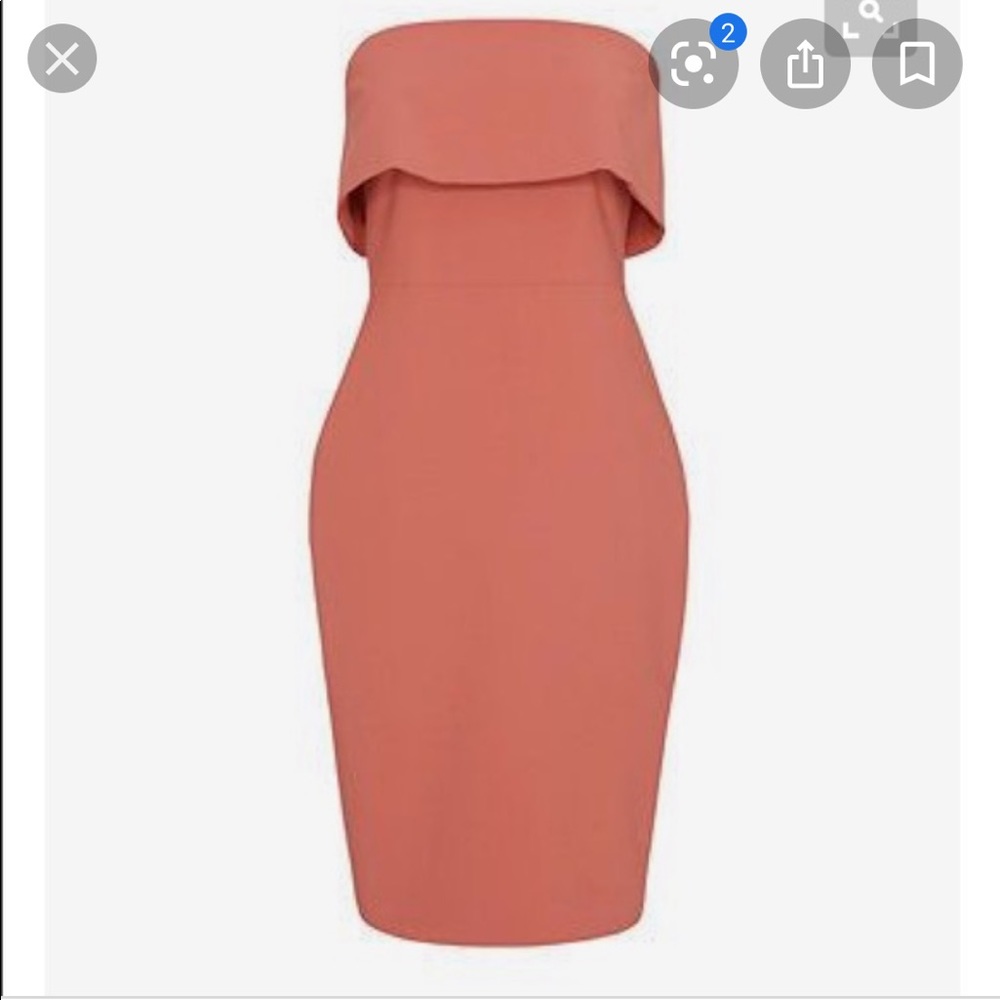 Elizabeth and James Melinda Strapless Dress 2